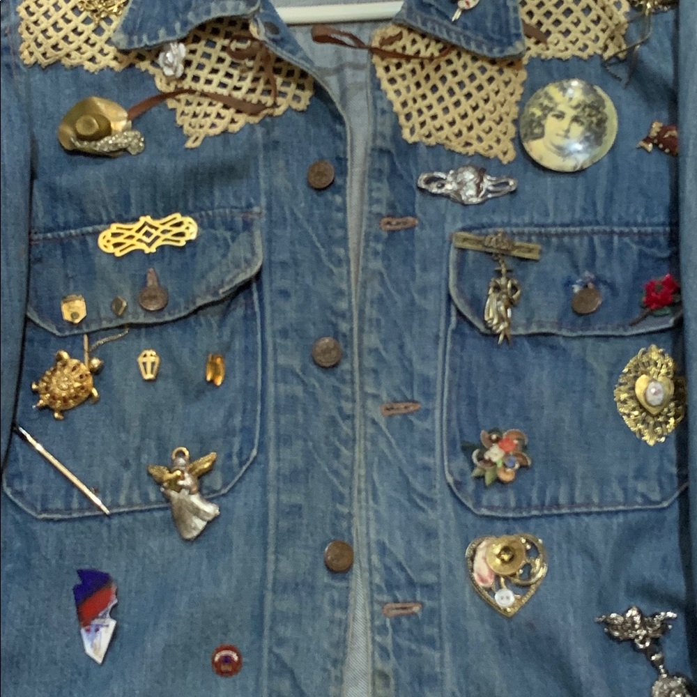 Vintage Art Denim Jacket